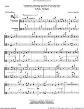 Cover icon of Rain Song (complete set of parts) sheet music for orchestra/band by Michael Ippolito and Carl Sandburg, intermediate skill level