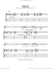 Cover icon of Ride On sheet music for guitar (tablature) by AC/DC, intermediate skill level