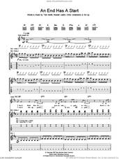 Cover icon of An End Has A Start sheet music for guitar (tablature) by Editors, Chris Urbanowicz, Ed Lay, Russell Leetch and Tom Smith, intermediate skill level