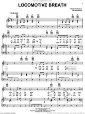 Cover icon of Locomotive Breath sheet music for voice, piano or guitar by Jethro Tull and Ian Anderson, intermediate skill level