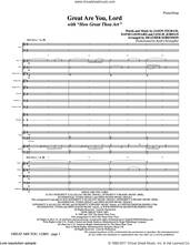 Cover icon of Great Are You Lord (with How Great Thou Art) (COMPLETE) sheet music for orchestra/band by Heather Sorenson, All Sons and Daughters, Casting Crowns, David Leonard, Jason Ingram, Leslie Jordan, One Sonic Society and Stuart K. Hine, intermediate skill level