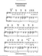 Cover icon of Embarrassment sheet music for voice, piano or guitar by Madness, Lee Thompson and Michael Barson, intermediate skill level
