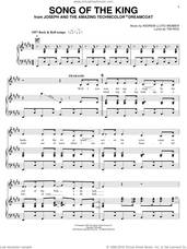 Cover icon of Song Of The King (from Joseph And The Amazing Technicolor Dreamcoat) sheet music for voice, piano or guitar by Andrew Lloyd Webber, Joseph And The Amazing Technicolor Dreamcoat (Musical) and Tim Rice, intermediate skill level