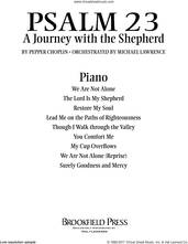 Cover icon of Psalm 23, a journey with the shepherd sheet music for orchestra/band (piano) by Pepper Choplin, intermediate skill level
