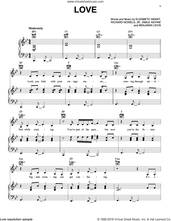 Cover icon of Love sheet music for voice, piano or guitar by Lana Del Rey, Benjamin Levin, Elizabeth Grant, Emile Haynie and Richard Nowels, Jr., intermediate skill level