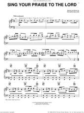 Cover icon of Sing Your Praise To The Lord sheet music for voice, piano or guitar by Rich Mullins and Amy Grant, intermediate skill level