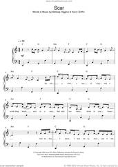Cover icon of Scar sheet music for piano solo by Missy Higgins, easy skill level