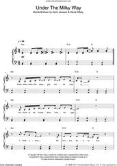 Cover icon of Under The Milky Way sheet music for piano solo by The Church, easy skill level