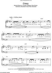 Cover icon of Crazy sheet music for piano solo by Kate Noonan, easy skill level