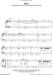 Cover icon of Burn sheet music for piano solo by Tina Arena, easy skill level
