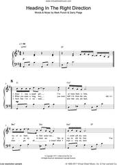 Cover icon of Heading In The Right Direction sheet music for piano solo by Renee Geyer, easy skill level