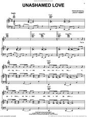 Cover icon of Unashamed Love sheet music for voice, piano or guitar by Lamont Hiebert, intermediate skill level
