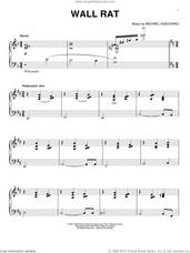 Cover icon of Wall Rat sheet music for piano solo by Michael Giacchino and Ratatouille (Movie), intermediate skill level