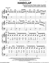 Cover icon of HandClap sheet music for piano solo (big note book) by Fitz And The Tantrums, Eric Frederic, James King, Jeremy Ruzumna, John Wicks, Joseph Karnes, Michael Fitzpatrick, Noelle Scaggs and Sam Hollander, easy piano (big note book)