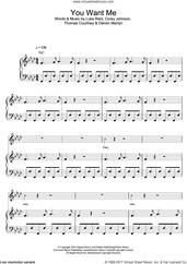 Cover icon of You Want Me (featuring Sadie Ama) sheet music for voice, piano or guitar by Tom Zanetti and Sadie Ama, intermediate skill level