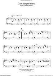 Cover icon of Cantaloupe Island, (intermediate) sheet music for piano solo by Herbie Hancock, intermediate skill level