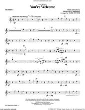 Cover icon of You're Welcome (from Moana) (arr. Mark Brymer) (complete set of parts) sheet music for orchestra/band by Mark Brymer and Lin-Manuel Miranda, intermediate skill level
