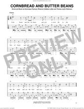 Cover icon of Cornbread And Butter Beans sheet music for banjo solo by Rhiannon Giddens Laffan, Carolina Chocolate Drops, Mac Robertson, Dominique Flemons and Thomas Justin Robinson, intermediate skill level