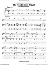 Cover icon of The Road I Must Travel sheet music for guitar (tablature) by The Nightwatchman and Tom Morello, intermediate skill level