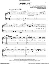 Cover icon of Lush Life sheet music for piano solo by Christoph Bauss, Emanuel Abrahamsson, Fridolin Walcher, Iman Conta Hulten, Linnea Sodahl and Markus Sepehrmanesh, easy skill level