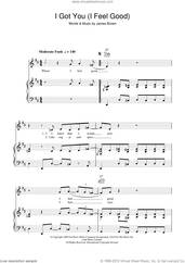 Cover icon of I Got You (I Feel Good) sheet music for voice, piano or guitar by James Brown, intermediate skill level