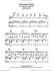 Cover icon of Grandma's Song sheet music for voice, piano or guitar by Elton John, Billy Elliot (Musical) and Lee Hall, intermediate skill level