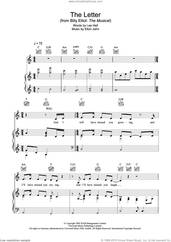 Cover icon of The Letter sheet music for voice, piano or guitar by Elton John, Billy Elliot (Musical) and Lee Hall, intermediate skill level
