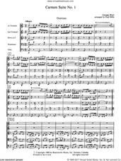 Cover icon of Carmen Suite No. 1 (COMPLETE) sheet music for brass quintet by Frederick Mills and George Bizet, classical score, intermediate skill level