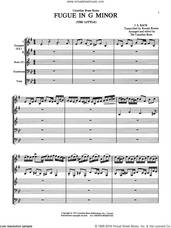 Cover icon of Fugue in G minor (COMPLETE) sheet music for brass ensemble by Johann Sebastian Bach and Ronald Romm, classical score, intermediate skill level