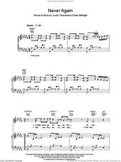 Cover icon of Never Again sheet music for voice, piano or guitar by Justin Timberlake and Brian McKnight, intermediate skill level