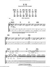 Cover icon of 5:15 sheet music for guitar (tablature) by The Who and Pete Townshend, intermediate skill level
