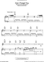 Cover icon of Can I Forget You? sheet music for voice, piano or guitar by Andy Williams and Jerome Kern, intermediate skill level