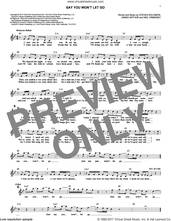 Cover icon of Say You Won't Let Go sheet music for voice and other instruments (fake book) by James Arthur, Neil Ormandy and Steve Solomon, intermediate skill level