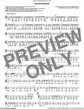 Cover icon of Million Reasons sheet music for voice and other instruments (fake book) by Lady Gaga, Hillary Lindsey and Mark Ronson, intermediate skill level