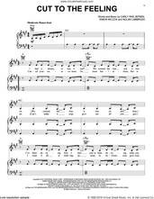 Cover icon of Cut To The Feeling sheet music for voice, piano or guitar by Carly Rae Jepsen, Nolan Lambroza and Simon Wilcox, intermediate skill level