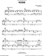 Cover icon of Rosie sheet music for voice, piano or guitar by John Mayer, intermediate skill level