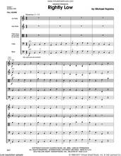 Cover icon of Rightly Low (COMPLETE) sheet music for orchestra by Michael Hopkins, intermediate skill level