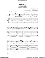 Cover icon of Alabado sheet music for choir (Unison) by Nick Strimple, intermediate skill level