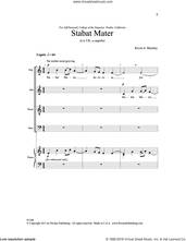 Cover icon of Stabat Mater sheet music for choir (SATB: soprano, alto, tenor, bass) by Kevin A. Memley, intermediate skill level
