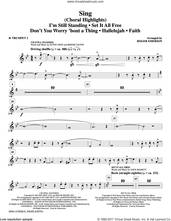 Cover icon of Sing (Choral Highlights) sheet music for orchestra/band (Bb trumpet 2) by Leonard Cohen, Roger Emerson, Justin Timberlake & Matt Morris featuring Charlie Sexton and Lee DeWyze, intermediate skill level