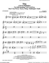 Cover icon of Sing (Choral Highlights) sheet music for orchestra/band (synthesizer) by Leonard Cohen, Roger Emerson, Justin Timberlake & Matt Morris featuring Charlie Sexton and Lee DeWyze, intermediate skill level
