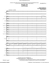 Cover icon of Psalm 23 (COMPLETE) sheet music for orchestra/band by Heather Sorenson and Based on Psalm 23, intermediate skill level