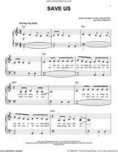 Cover icon of Save Us sheet music for piano solo by Paul McCartney and Paul Epworth, easy skill level