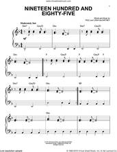 Cover icon of Nineteen Hundred And Eighty-Five sheet music for piano solo by Paul McCartney and Linda McCartney, easy skill level