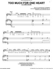 Cover icon of Too Much For One Heart sheet music for voice and piano by Alain Boublil, Claude-Michel Schonberg, Claude-Michel Schonberg, Michael Mahler and Richard Maltby, Jr., intermediate skill level