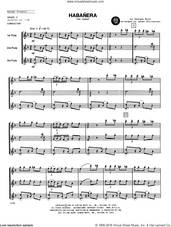 Cover icon of Habanera (from Carmen) (COMPLETE) sheet music for flute trio by Georges Bizet and James Christensen, intermediate skill level