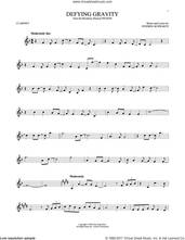 Cover icon of Defying Gravity (from Wicked) sheet music for clarinet solo by Stephen Schwartz, intermediate skill level