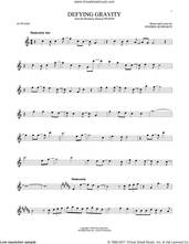 Cover icon of Defying Gravity (from Wicked) sheet music for alto saxophone solo by Stephen Schwartz, intermediate skill level