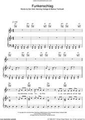 Cover icon of Funkenschlag sheet music for voice, piano or guitar by Unheilig, intermediate skill level