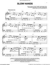 Cover icon of Slow Hands sheet music for piano solo by Niall Horan, Alexander Izquierdo, John Henry Ryan, Julian Bunetta, Ruth Anne Cunningham and Tobias Jesso Jr., easy skill level